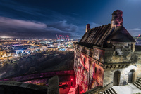 Edinburgh Castle at Night by bulloch.photography
