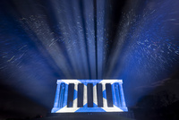 Light Show on Calton Hill by bulloch.photography