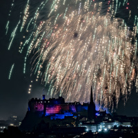 Hogmanay Fireworks by bulloch.photography