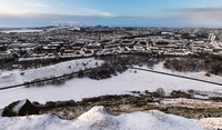 Holyrood Park, Edinburgh in Snow by bulloch.photography