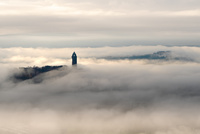 Wallace Monument in Fog by bulloch.photography