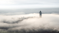 Wallace Monument above the fog by bulloch.photography