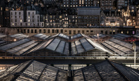 Waverley Station Edinburgh at night